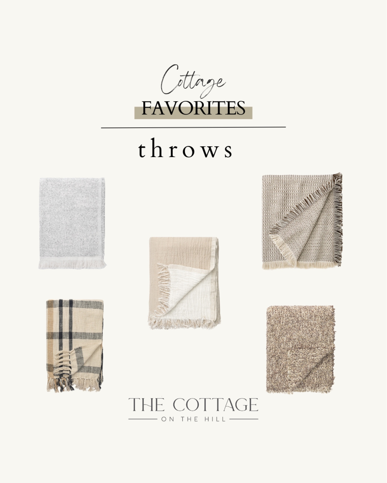 Cottage favorites: throw blankets 

#LTKHome #LTKStyleTip