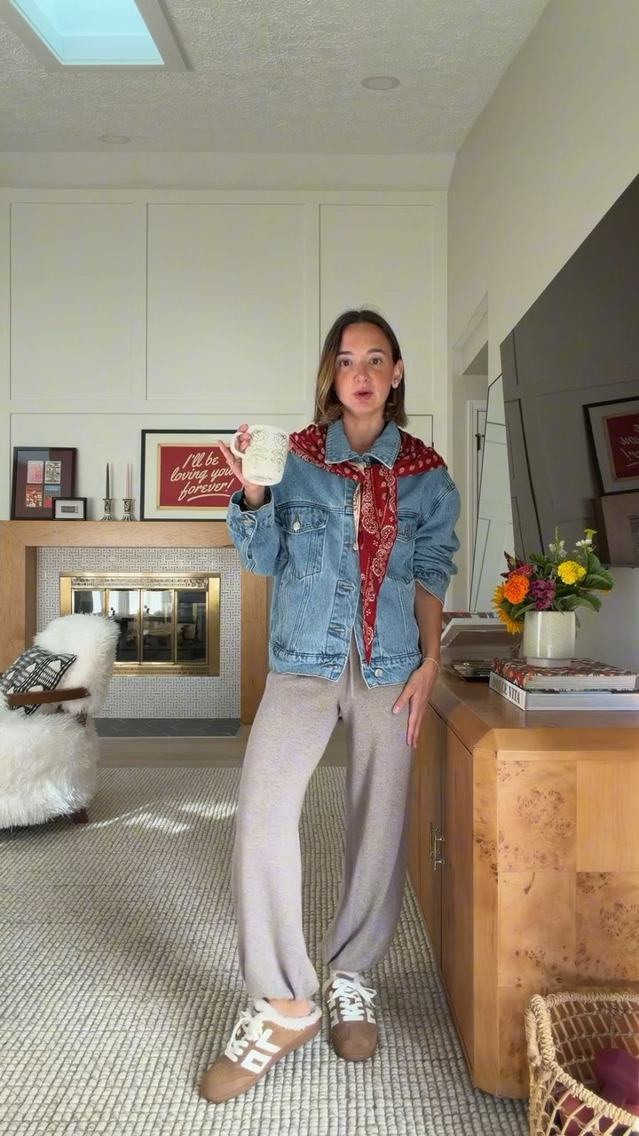 Outfit to the park! S/M jacket, XS petite bottoms! My scarf is the Guest in Residence one. There are so many available now, I also love the Free People Carmen scarf but it’s much smaller!

#LTKdayinmylife #LTKgrwm #LTKootd