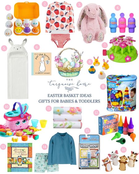 Here are some great Easter basket ideas for babies and toddlers. 

#LTKbaby #LTKkids #LTKSeasonal