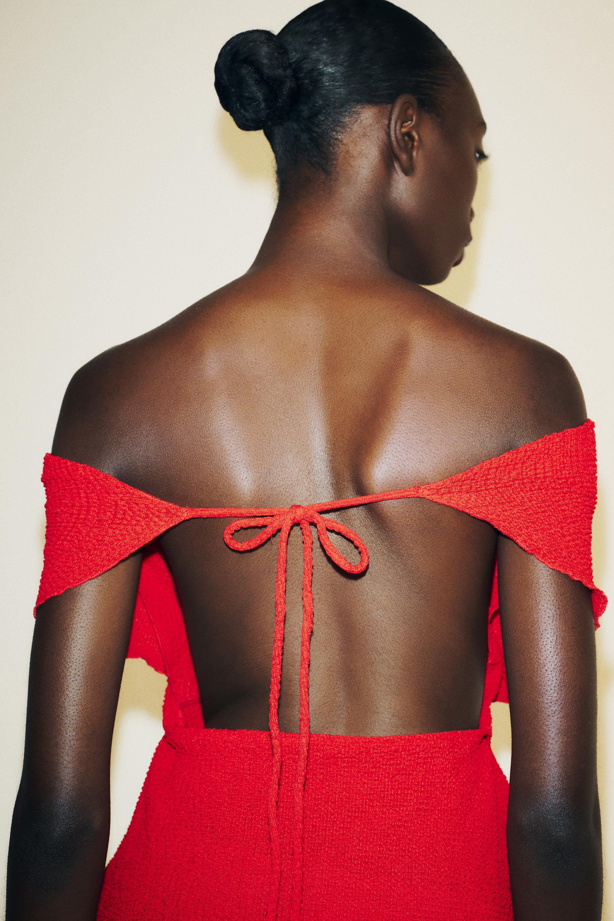 MULTI-POSITION LAYERED TEXTURED TOP | Zara US