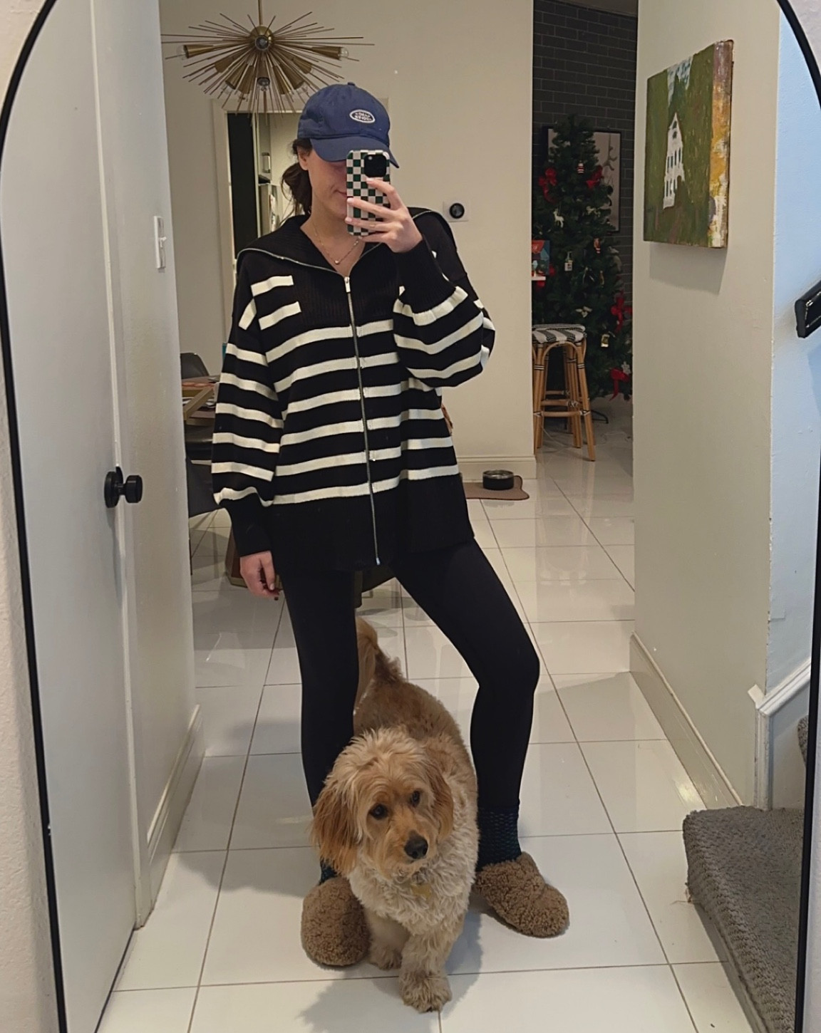 Casual Saturday OOTD 🤍 

Loving this new stripe zip up sweater - super comfy with jeans or leggings to quickly throw on. Under $100!!

#LTKstyletip #LTKSeasonal #LTKfindsunder100