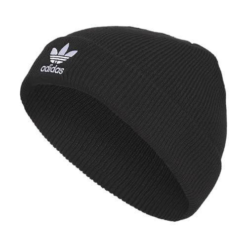adidas Originals Unisex Kid's Trefoil Beanie, Black/White 23, One Size | Amazon (US)