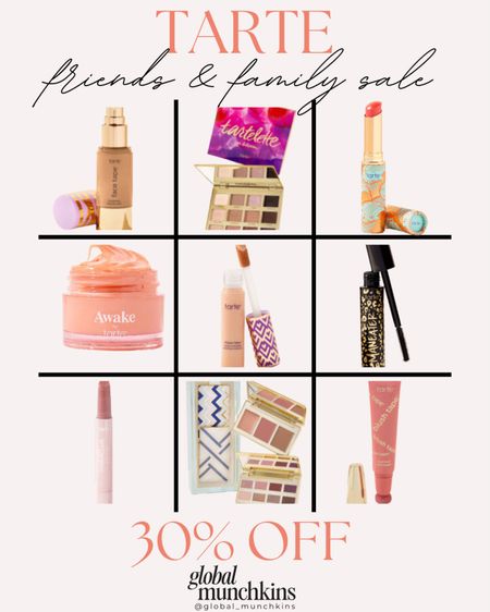 Tarte friends and family SALE! 30% off sitewide plus free shipping! Linked all my favorites…stock up during this great sale!

#LTKbeauty #LTKU #LTKsalealert