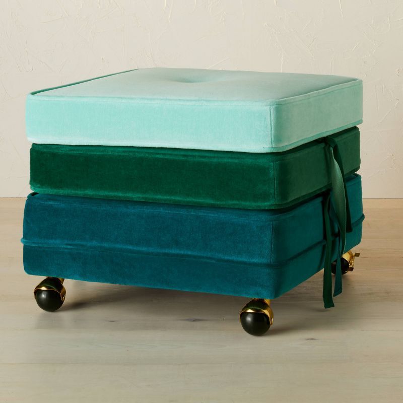 Marin Stackable Pouf with Casters - Opalhouse™ designed with Jungalow™ | Target