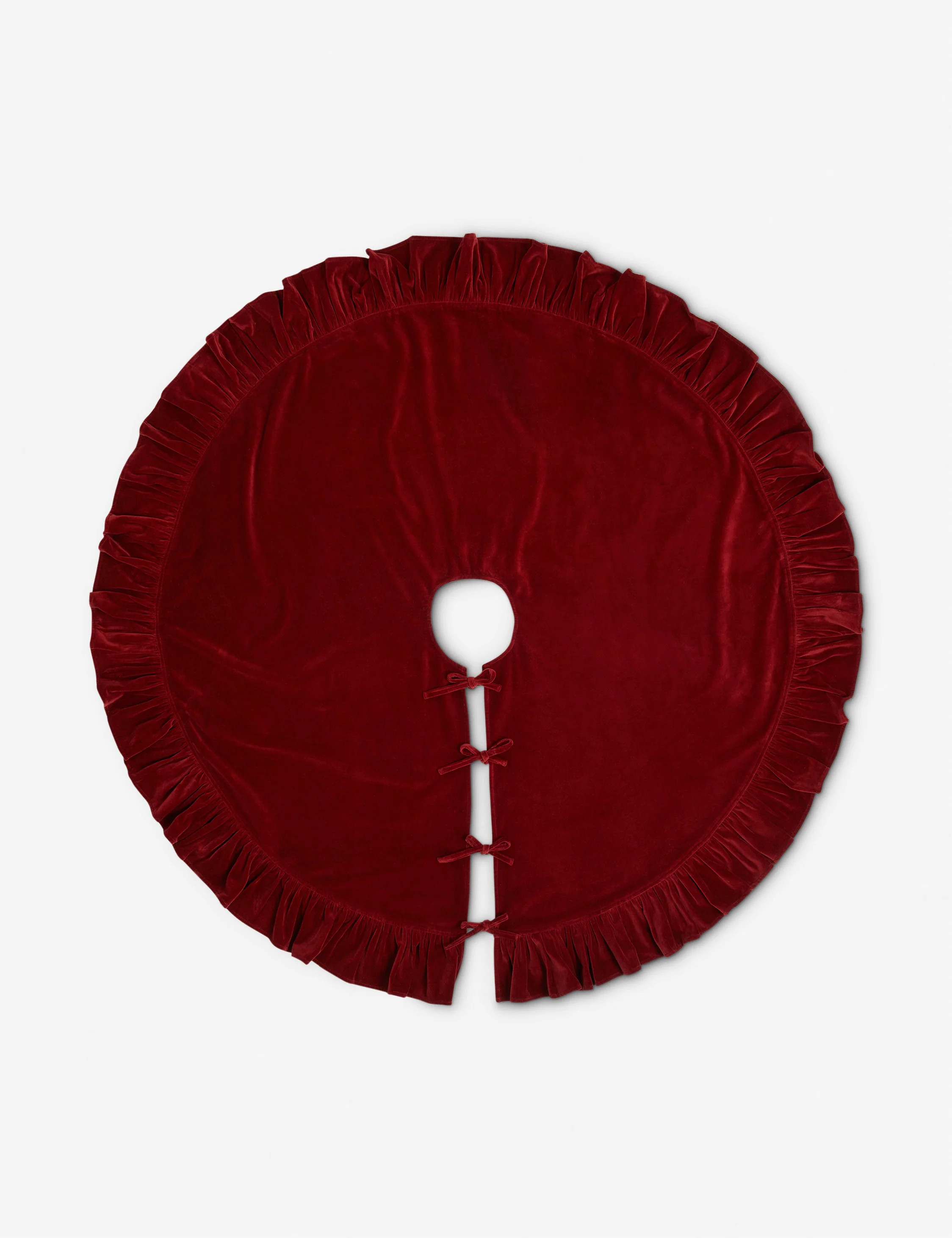 Mauree Velvet Tree Skirt | Lulu and Georgia 