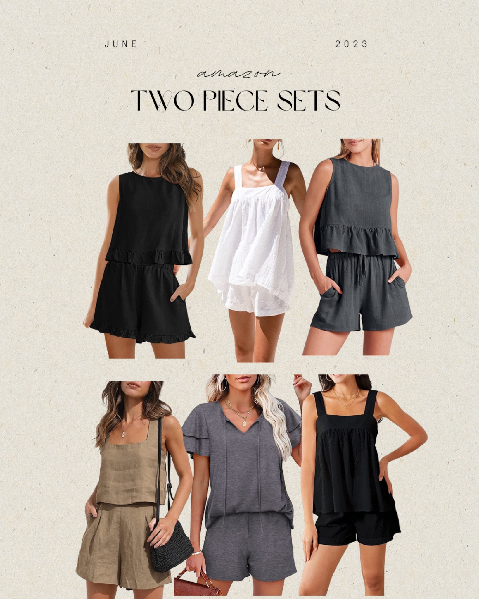 Summer two piece sets // amazon // lounge wear // comfy summer sets 

#LTKSeasonal #LTKstyletip