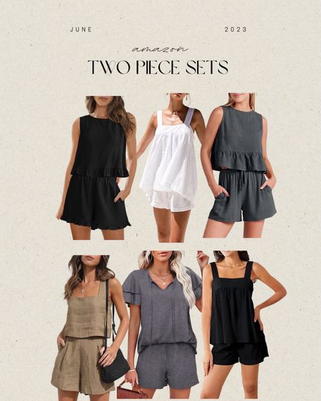 Summer two piece sets // amazon // lounge wear // comfy summer sets 

#LTKSeasonal #LTKstyletip