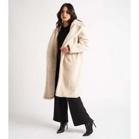 Women's Cream Teddy Coat Urban Bliss New Look | New Look (UK)