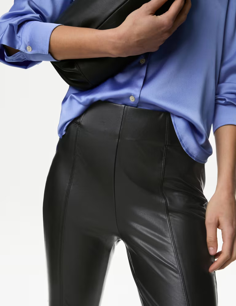 Leather Look High Waisted Leggings | Marks & Spencer (UK)