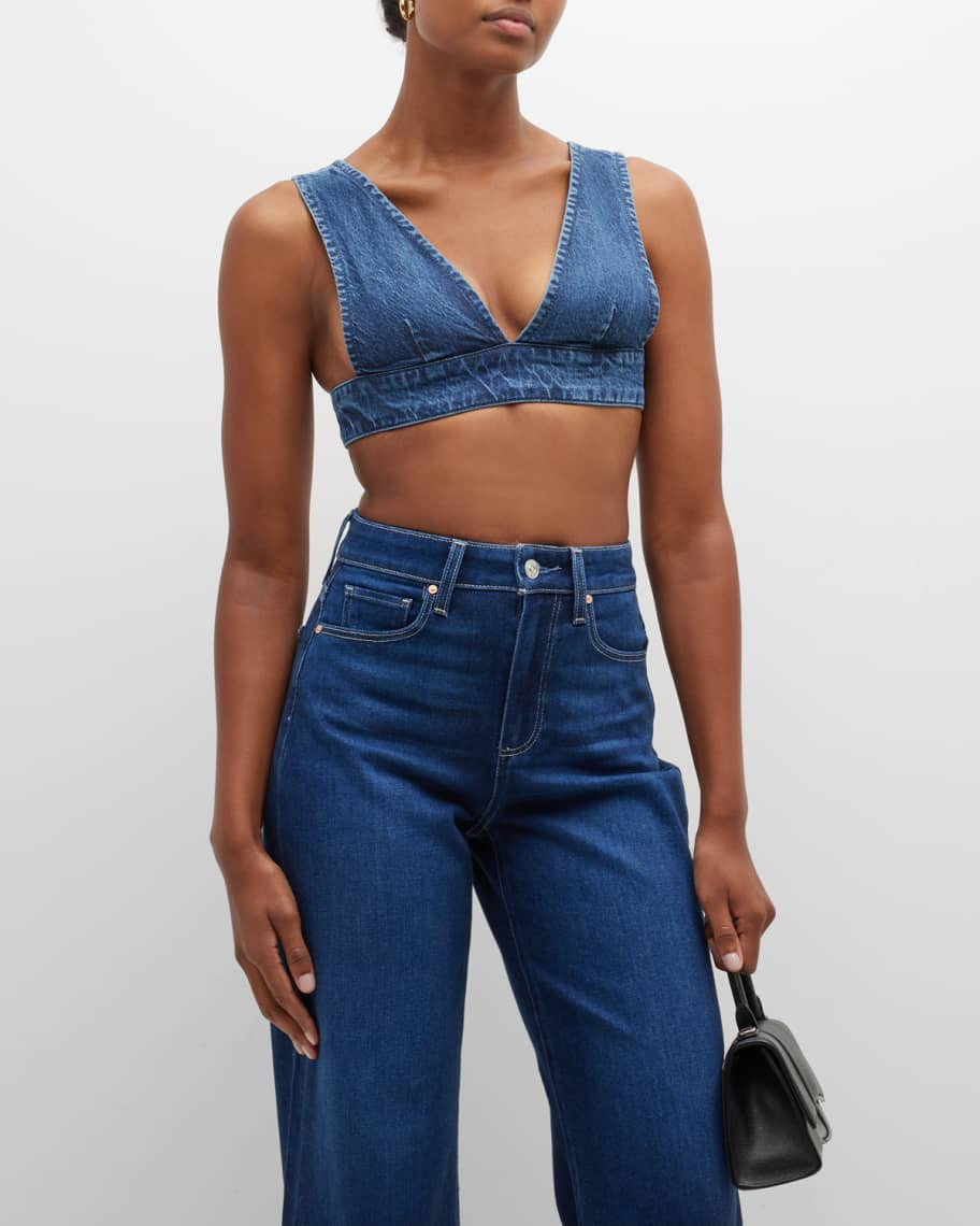 Triarchy Vista Denim Bra Top | Neiman Marcus