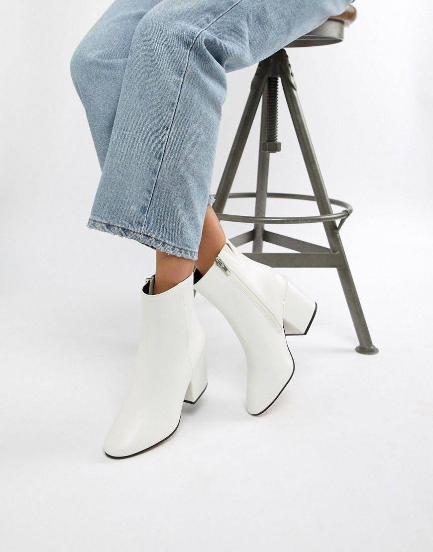ASOS DESIGN Eve ankle boots - White | ASOS US