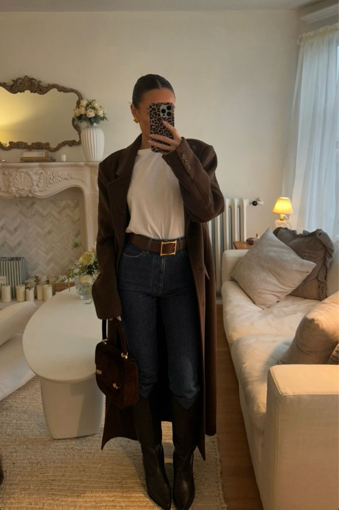 Emma leger’s brown winter outfit 🤎🧸