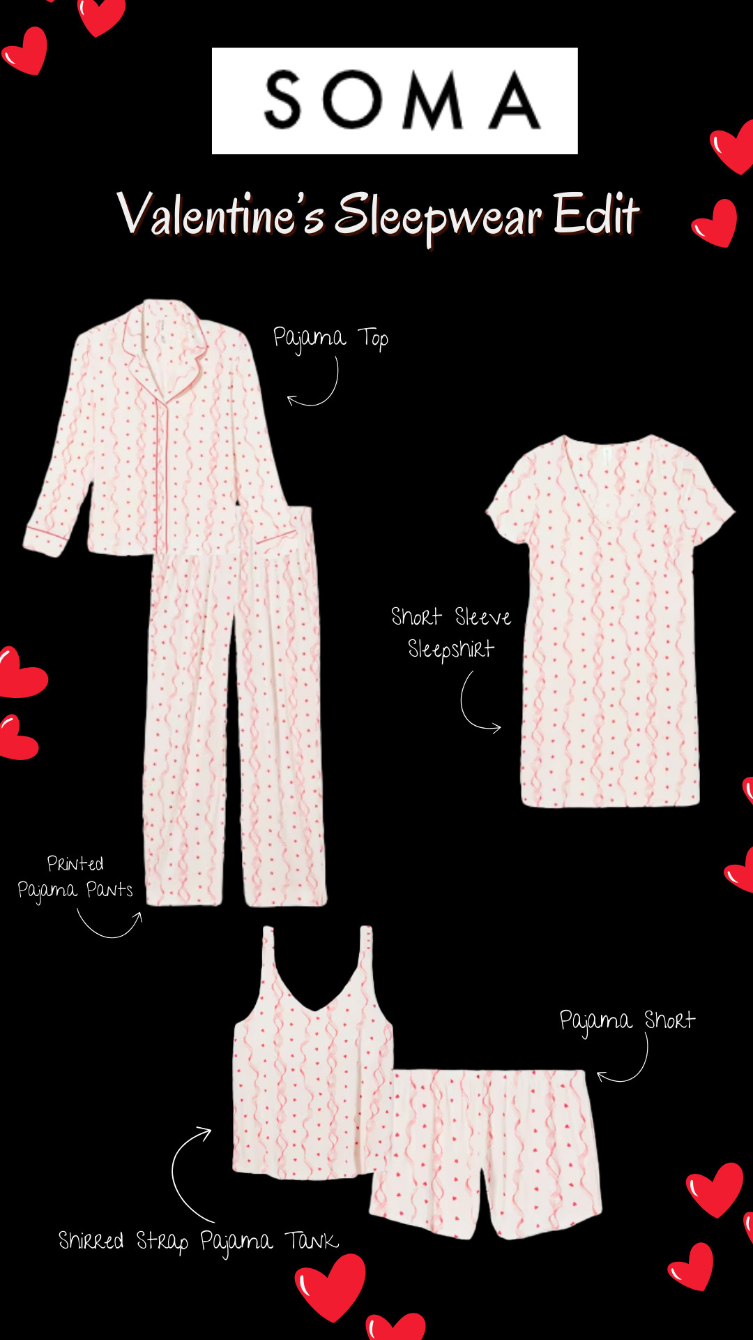 Cozy Valentine’s sleepwear made for relaxed nights in ❤️
This edit features soft pajama sets and easy lounge pieces that feel comfortable and giftable for Valentine’s Day. Simple options whether you’re planning a quiet night in or looking for something cozy to gift. Everything is linked for easy shopping.

#LTKstyle
#LTKholiday
#LTKfashion
#ValentinesDay
#Sleepwear
#PajamaSet
#CozyFinds
#ValentinesGifts
#NightIn 

 