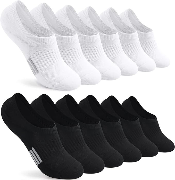 Toes Home No Show Socks Womens Cushioned Low Cut Athletic Hidden Liner for Sneakers Ankle Invisib... | Amazon (US)