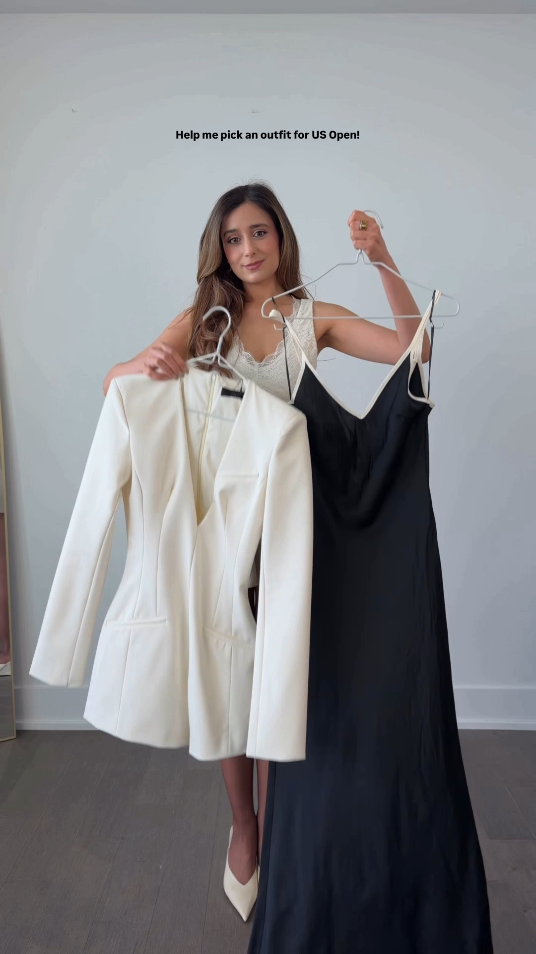 2 US OPEN looks, 2 Nood solutions. I am wearing size XS. Option 1 uses Nood no show lifts for subtle lift and support. Option 2 uses Shape Tape for extra support, lift and volume. 

Which are you choosing?

#LTKstyletip #LTKtravel #LTKsummer