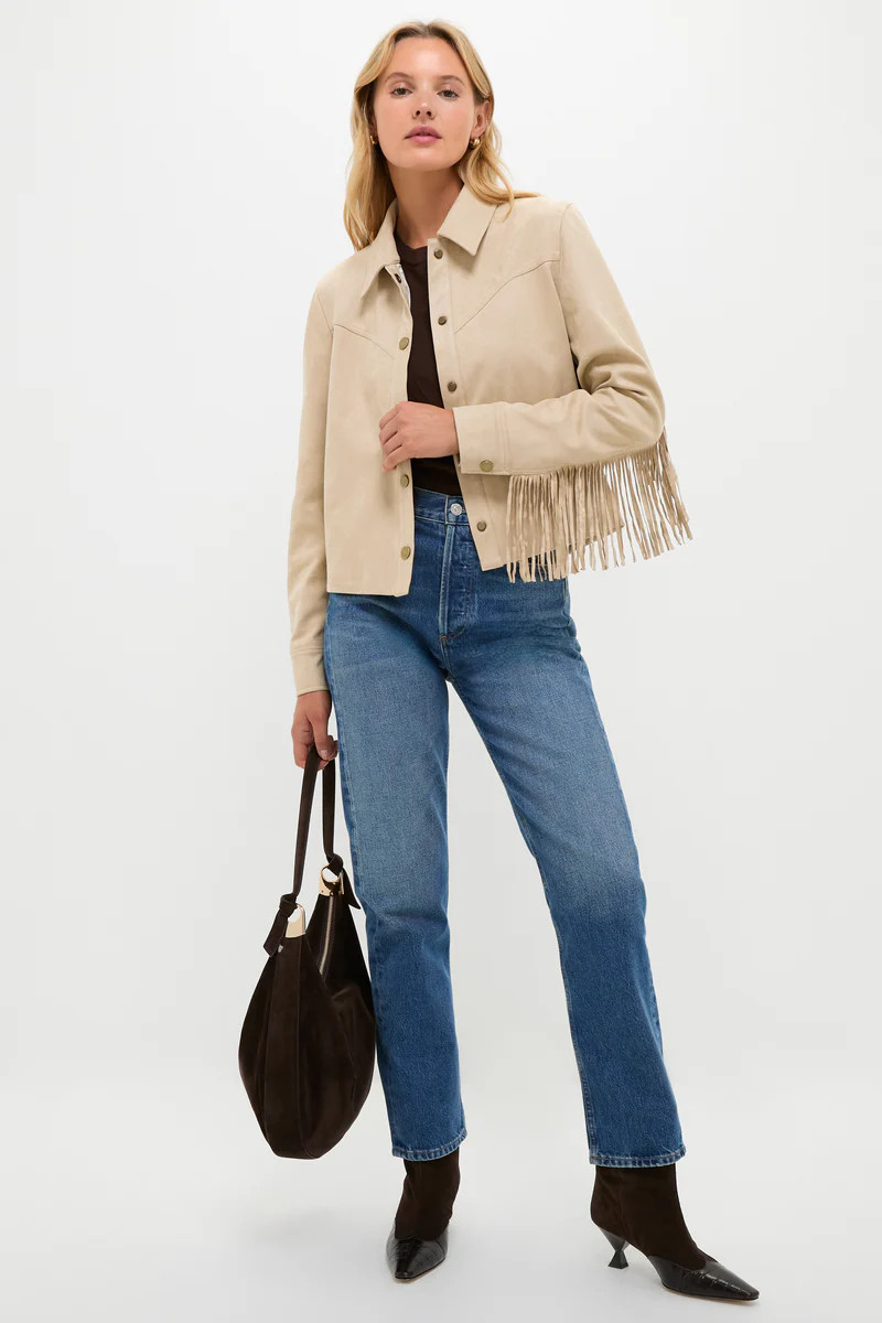 Biscotti Faux Suede Fringe Lauren Jacket | Tuckernuck (US)