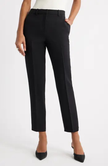 Open Edit The Icon Cigarette Pants in Black at Nordstrom Rack, Size 12 | Nordstrom Rack