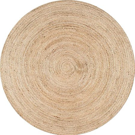 Vipanth Exports Round Jute Rug Natural Beige Area Rug For Home Decor ( 3x3 Feet) | Walmart (US)