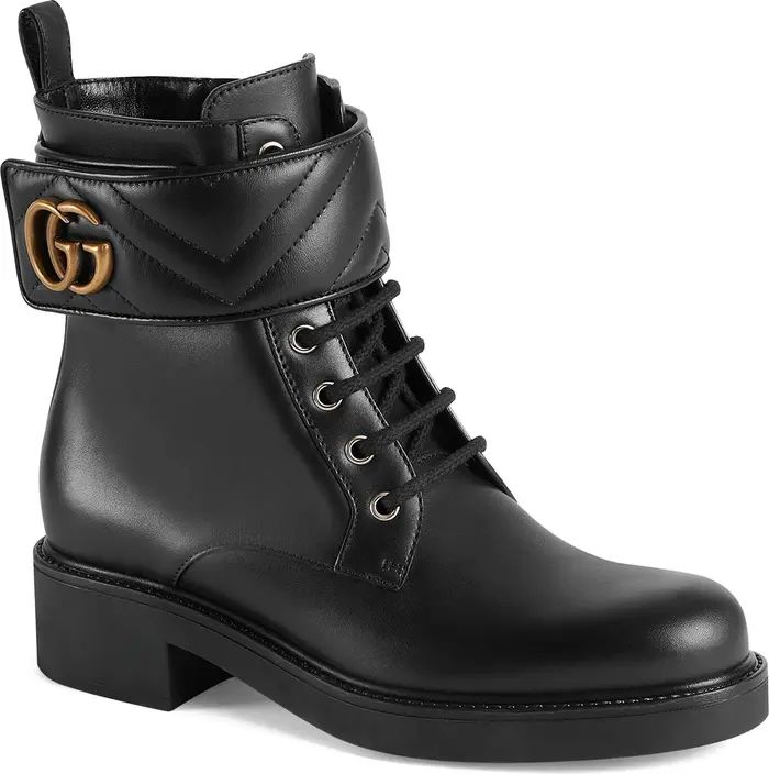 Gucci GG Matelassé Strap Bootie | Nordstrom | Nordstrom