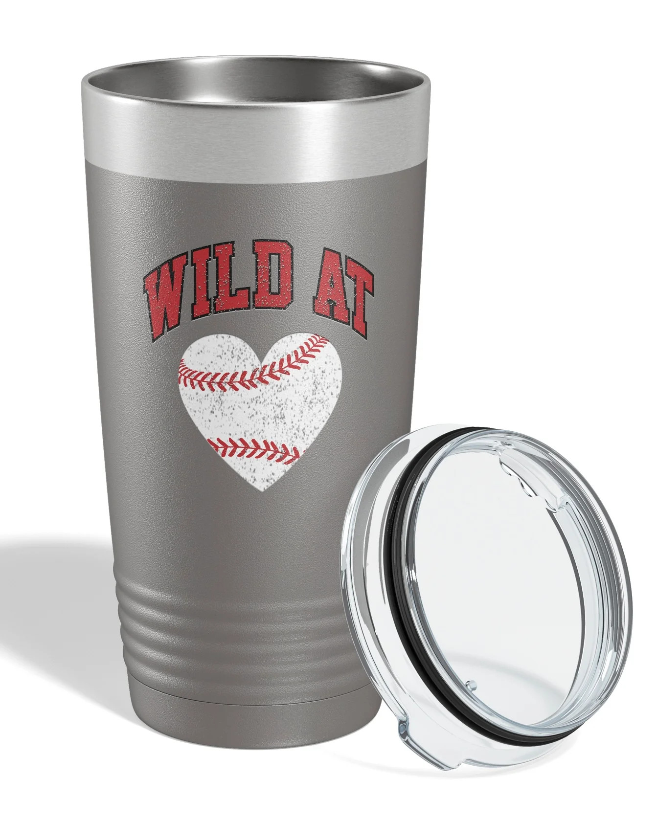 20 Oz. Wild At Heart Baseball Hot/Cold Tumbler | Live Love Gameday®