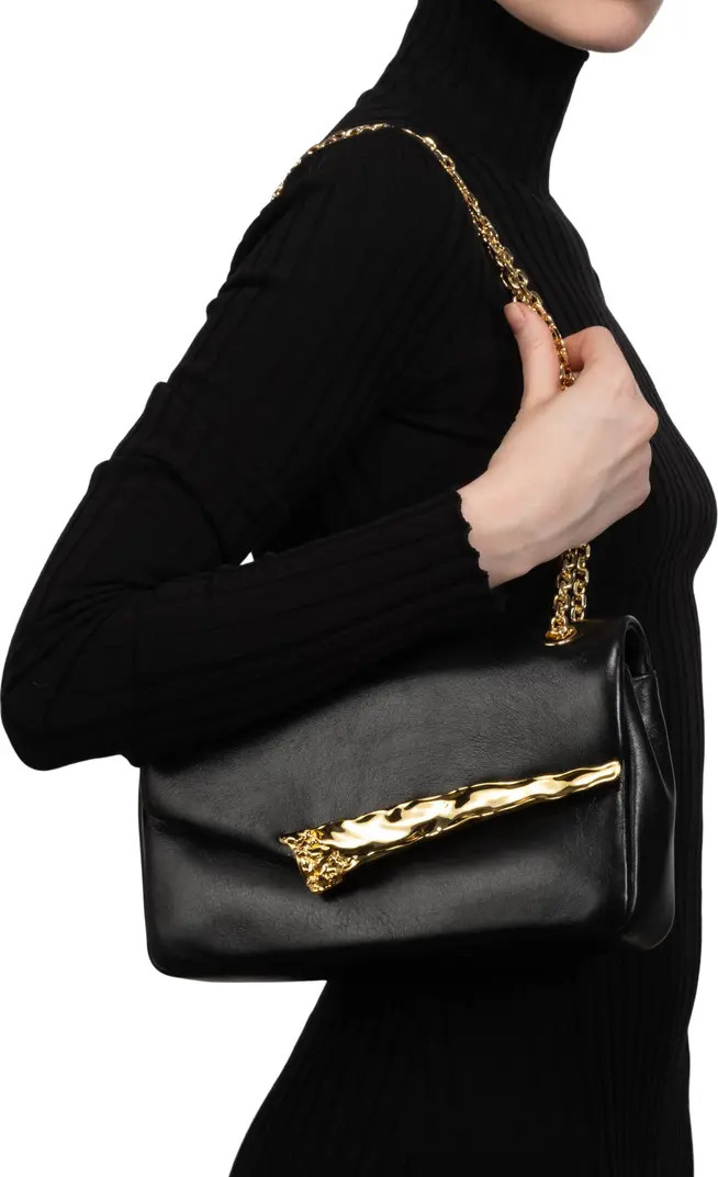 The Angular Leather Shoulder Bag | Nordstrom