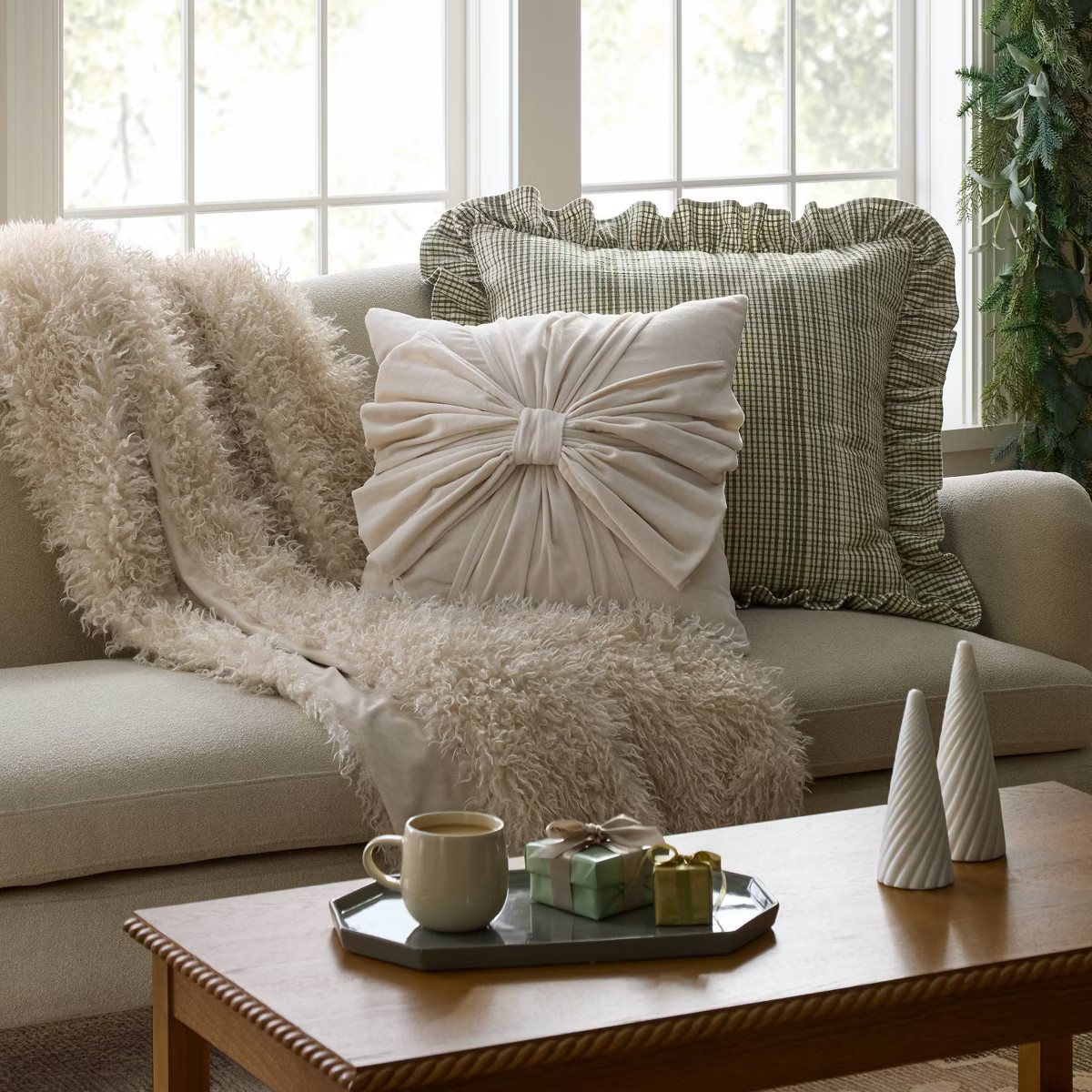 Cream Extra Plush Throw - 50 x 50" - Threshold™ designed with Studio McGee | Target