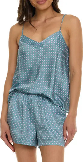 Flora Nikrooz Pippa Stripe Satin Short Pajamas | Nordstrom | Nordstrom