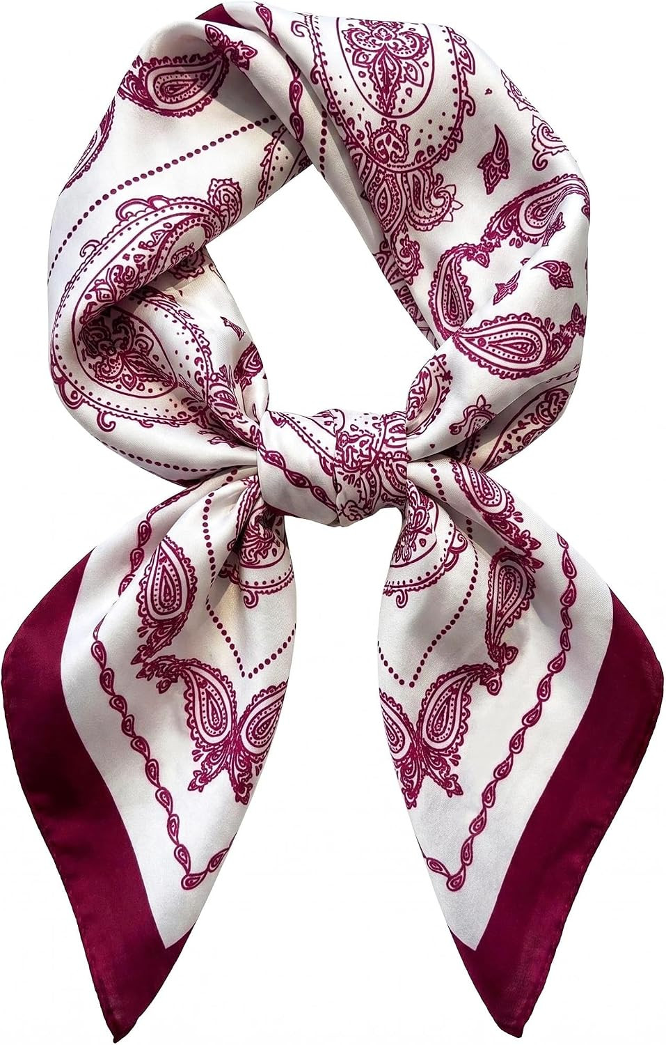 Head Hair Scarf for Women Neck Scarf Like Satin Silk Hair Bandana Square Scarves Fashion Accessories 27.5" | Amazon (US)