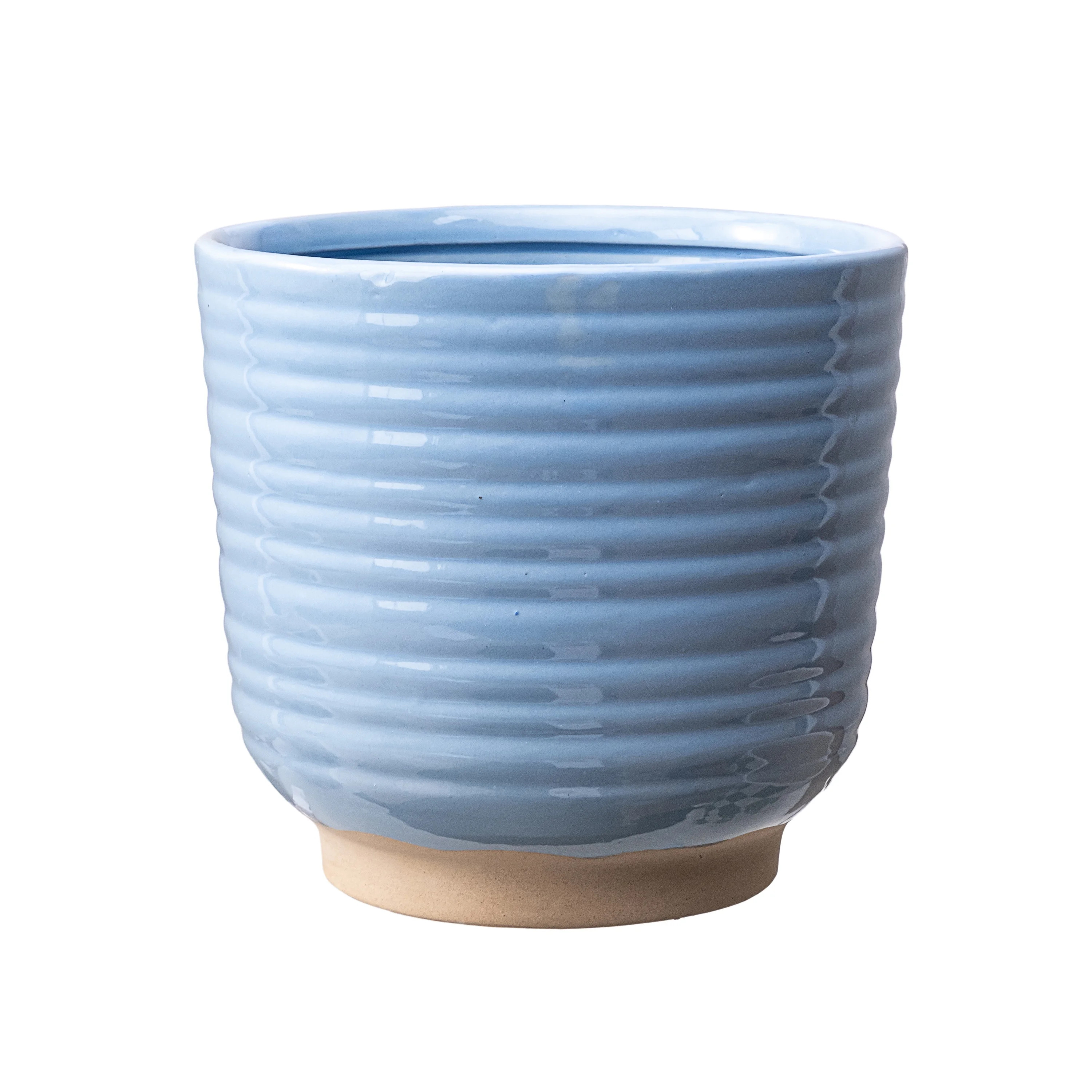 Better Homes & Gardens 8 inch Blue Kate Ceramic Planter | Walmart (US)