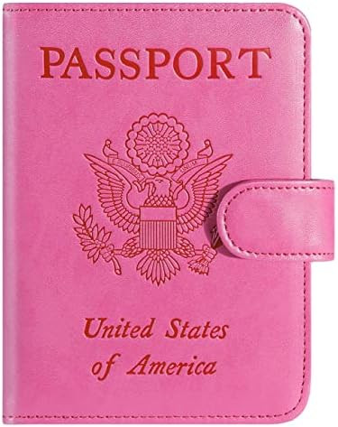 Passport Holder Cover Wallet RFID Blocking Leather Card Case Travel Accessories for Women Men (Pi... | Amazon (US)