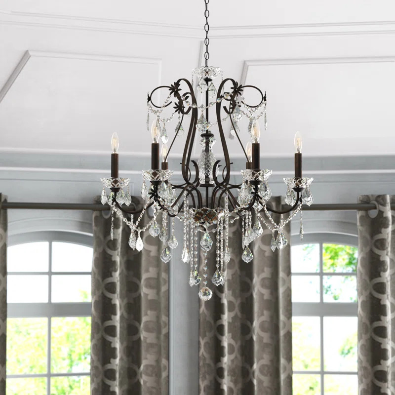 Dagmar 6 - Light Dimmable Classic / Traditional Chandelier | Wayfair North America