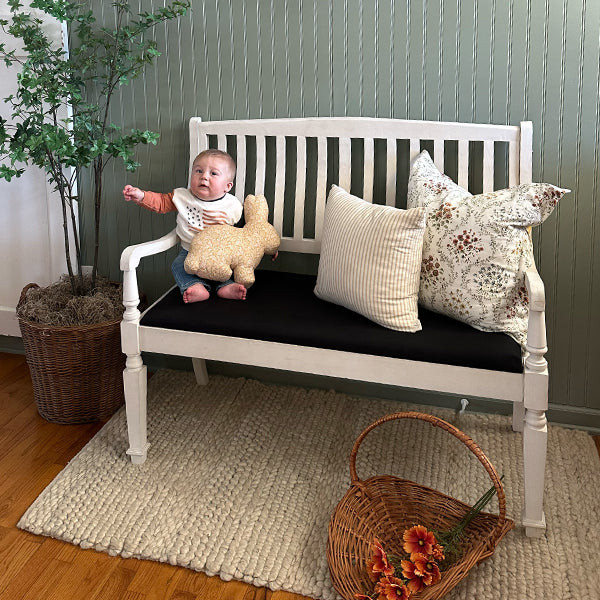 Vintage-Inspired Wooden Bench - Decor Steals | Decor Steals