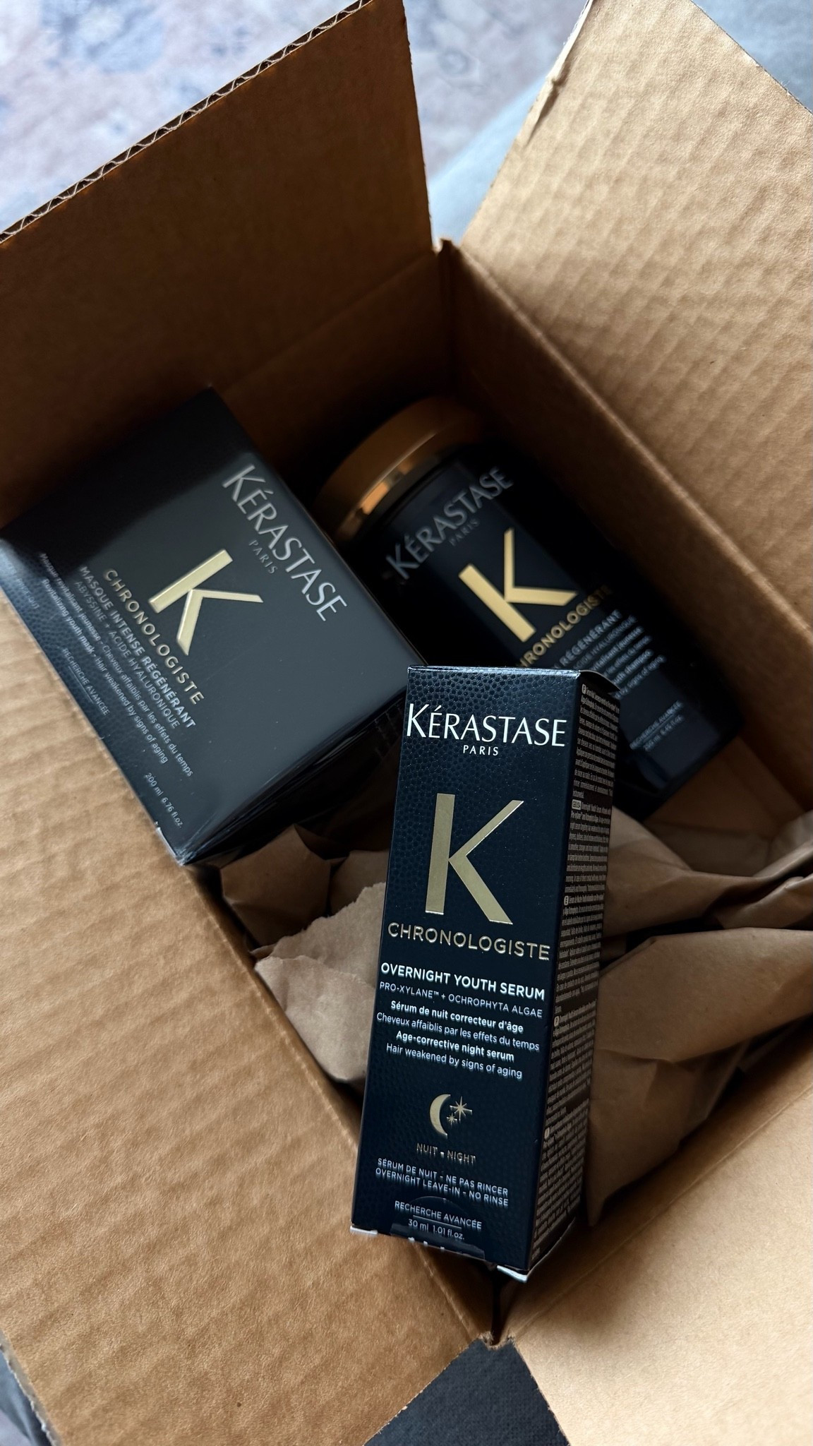 Testing out the new kerastase range 👀

Shampoo
Hair mask
Leave in overnight treatment serum

#LTKselfcare #LTKgrwm #LTKBeauty