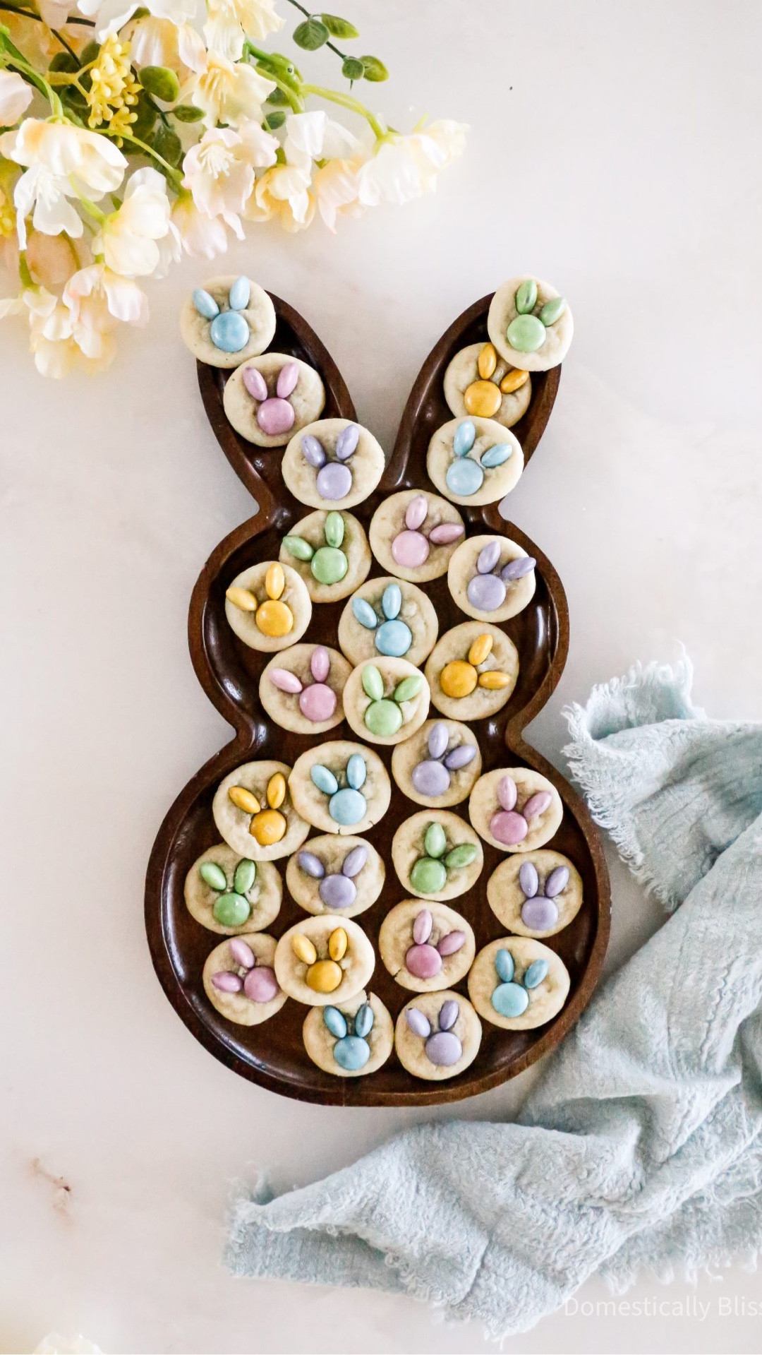 These Mini Bunny Sugar Cookies are made with pastel M&M’s and are the perfect bite-sized dessert for an Easter brunch or spring party.

See recipe:
https://domesticallyblissful.com/mini-bunny-sugar-cookies/

#LTKSeasonal #LTKfoodie