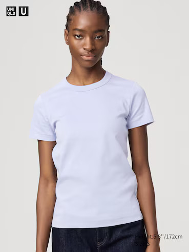 WOMEN'S UNIQLO U 100% COTTON CREW NECK T-SHIRT | UNIQLO AU | Uniqlo Australia