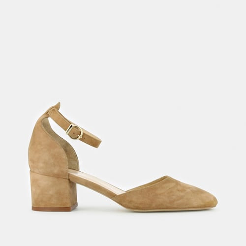Virgilie Suede Heels | La Redoute (UK)