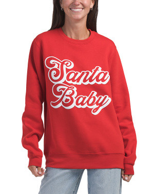 Santa Baby Sweatshirt | Juniors | Marshalls | Marshalls