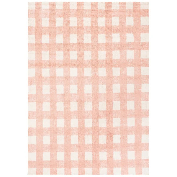 SAFAVIEH Hand-Woven Easy Care Ledjana Modern & Contemporary Cotton Rug - 6' x 9' - Ivory/Rust - R... | Bed Bath & Beyond