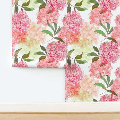 Hydrangea pattern | Spoonflower