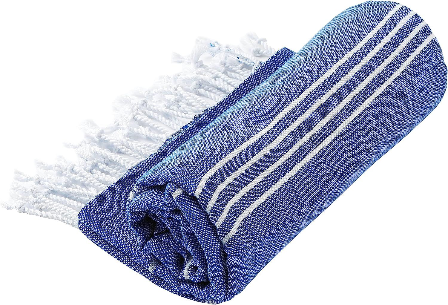 Pestemal Turkish Bath Towels 37x70%100 CottonTM by Cacala Night Blue | Amazon (CA)