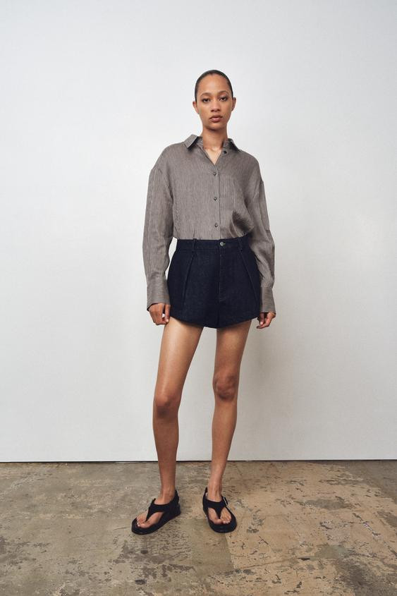 ZW COLLECTION DENIM SHORTS | Zara US