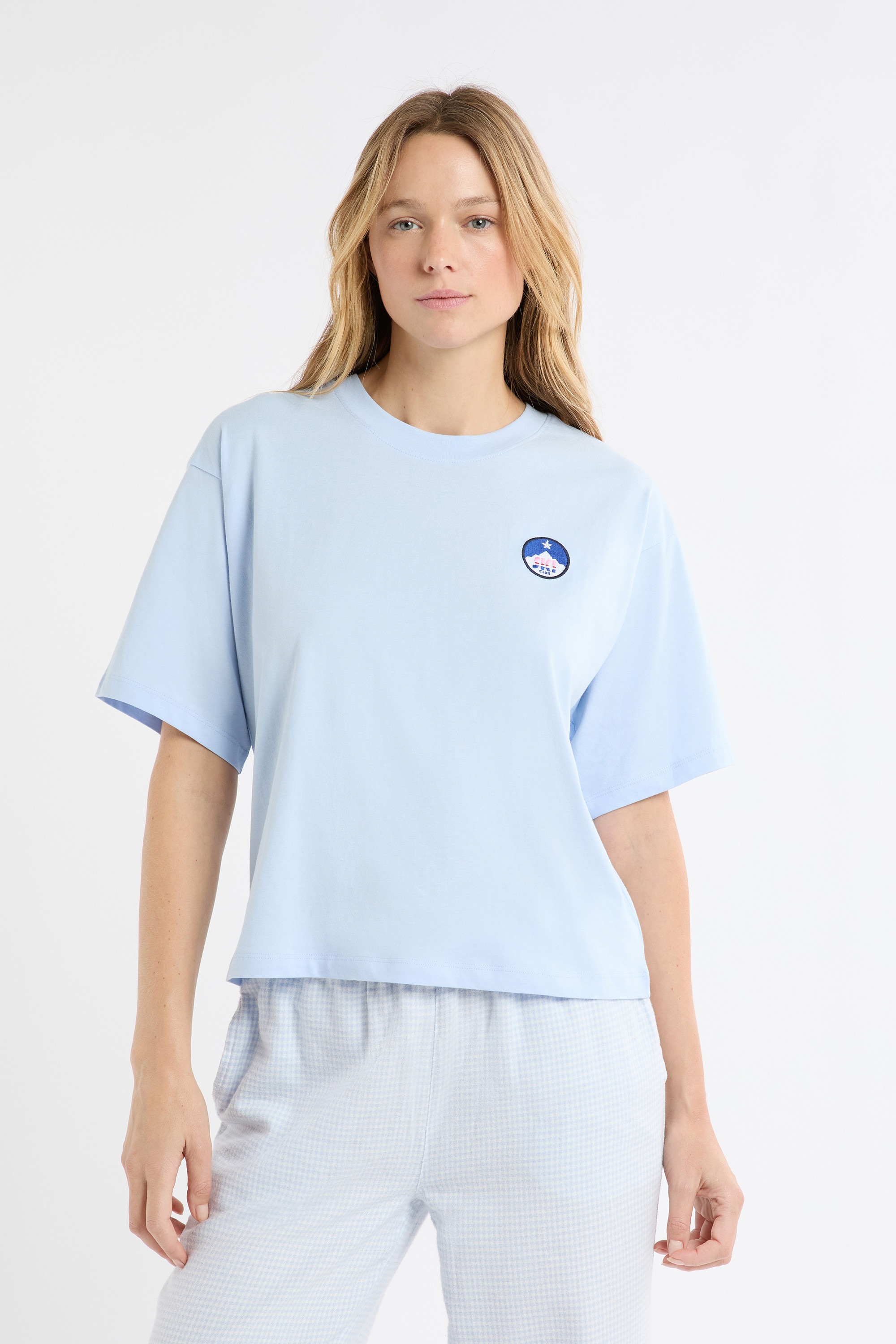 T-shirt de pyjama en coton à motif | Etam FR