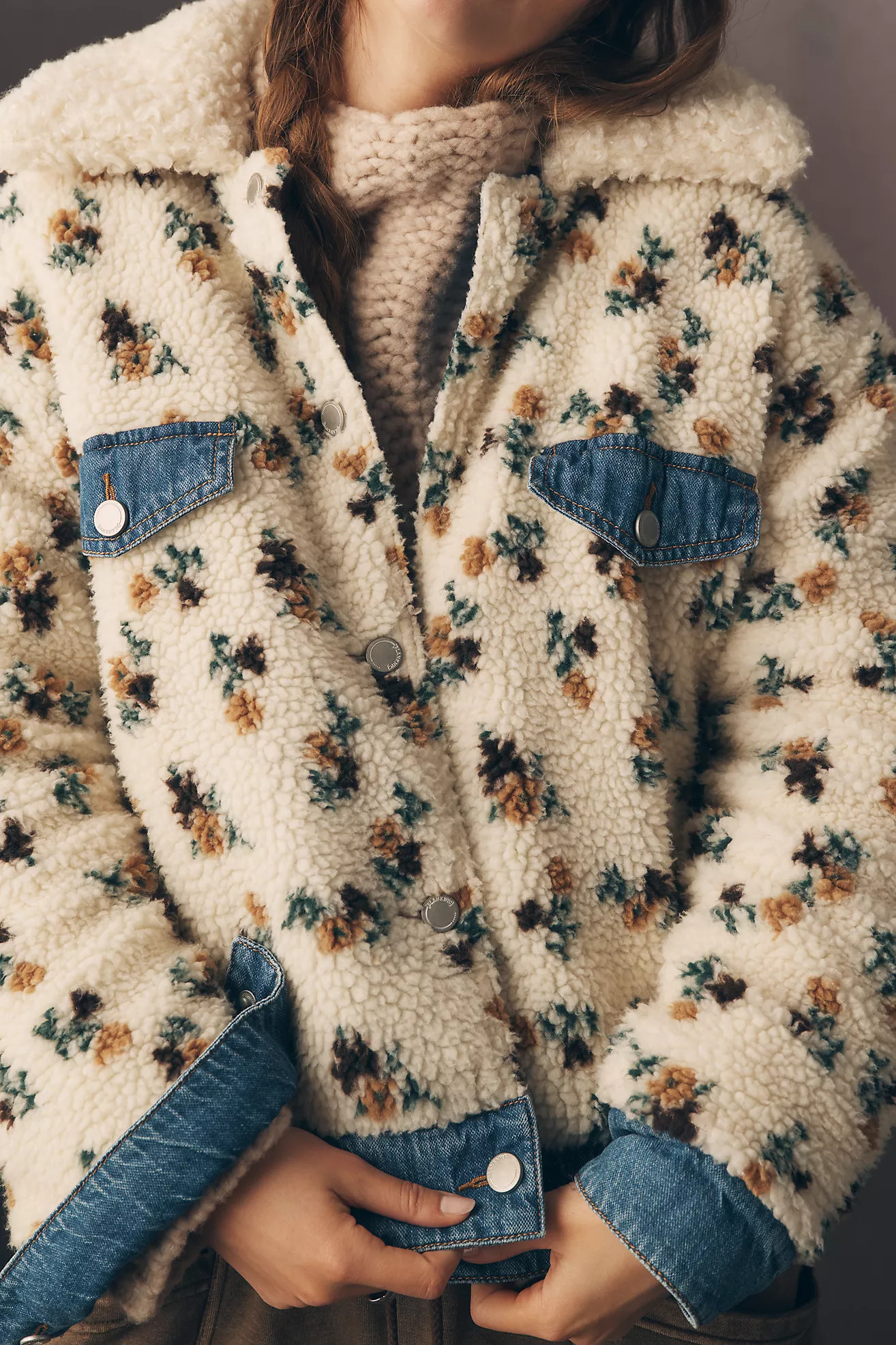 BLANKNYC License To Chill Sherpa Fleece Jacket | Anthropologie (US)