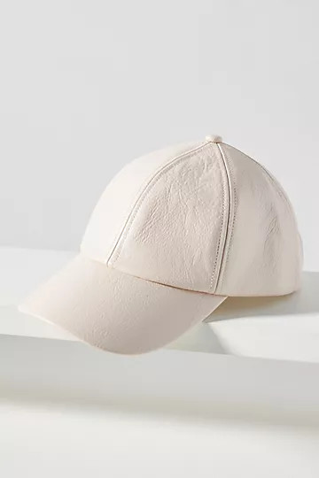 Wyeth Faux Leather Baseball Cap | Anthropologie (US)