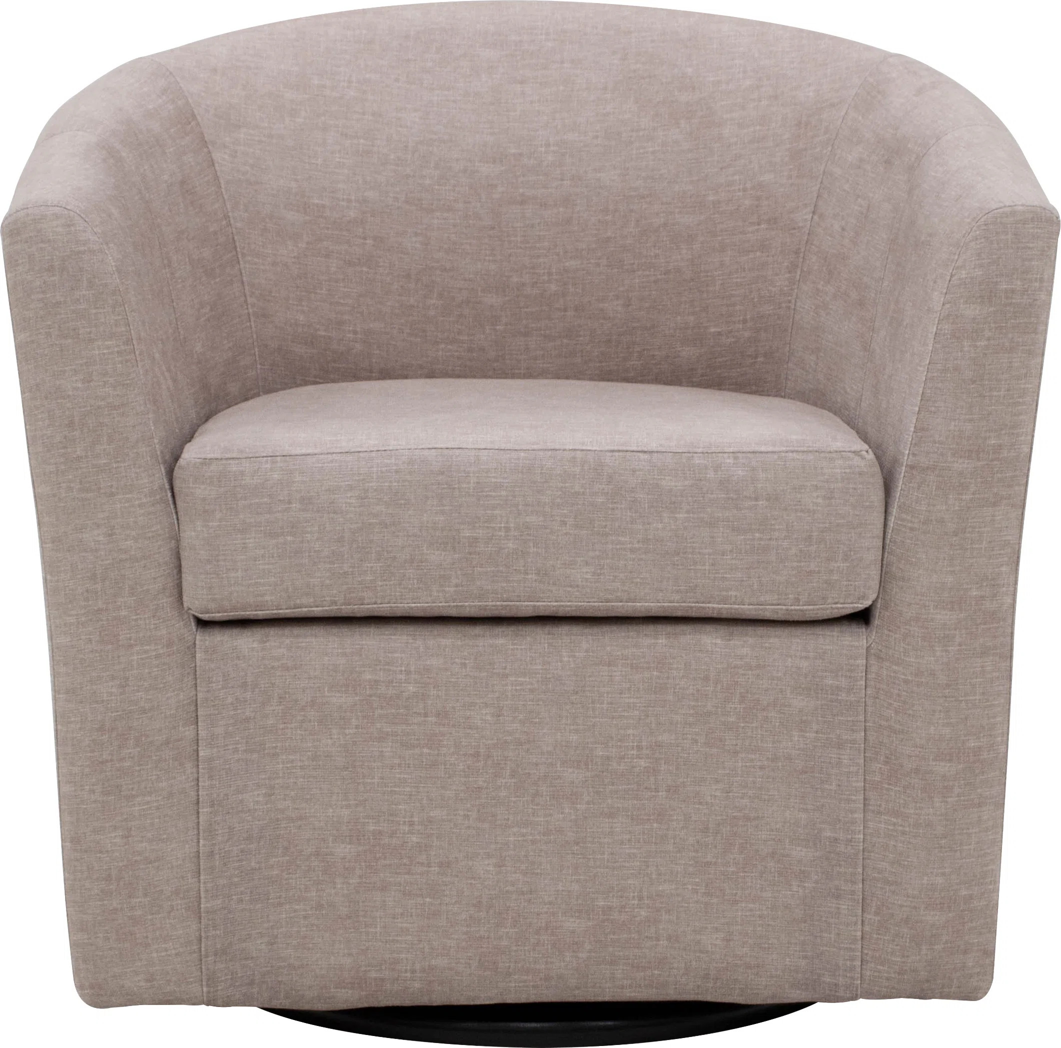 Hansell Upholstered Swivel Barrel Chair | Wayfair North America