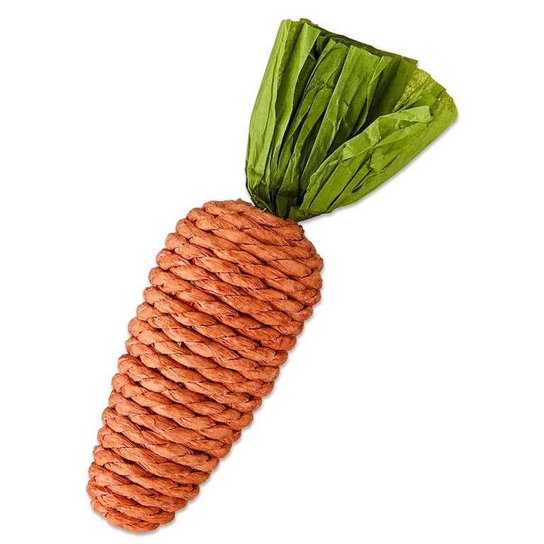 Paper Carrot Tabletop Decoration, Orange and Green, 5", Easter by Way To Celebrate | Walmart (US)
