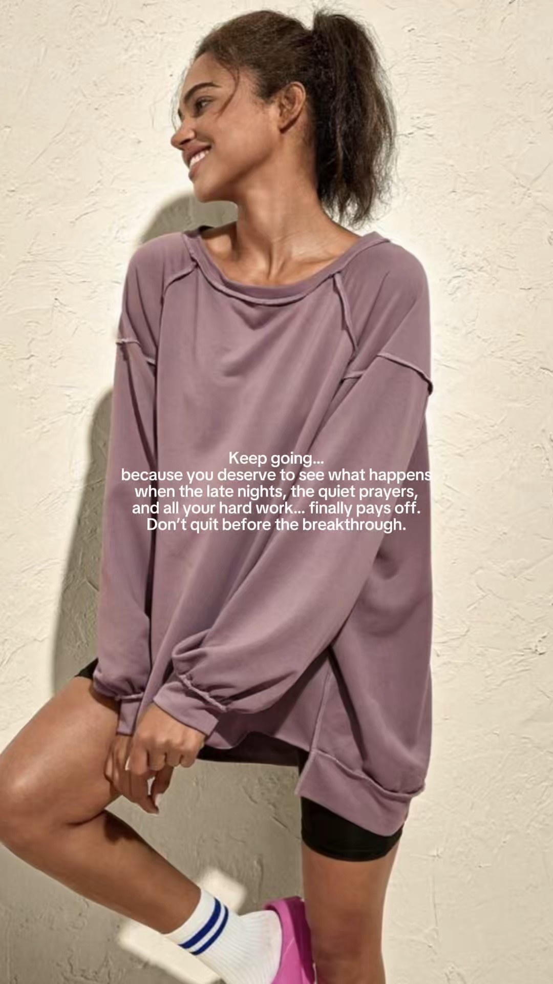 This blush sweatshirt is cozy without feeling heavy. Relaxed fit, breathable fabric, and an easy color that brightens up any casual look.
#LTKMom #LTKFashion #EverydayWear #CasualOutfits #AthleisureLook #MomStyleFinds #LTKShare

#LTKdayinmylife #LTKmomlife #LTKFindsUnder100