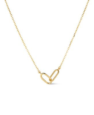 Gold Pendant Twisted Link Necklace | Bloomingdale's (US)