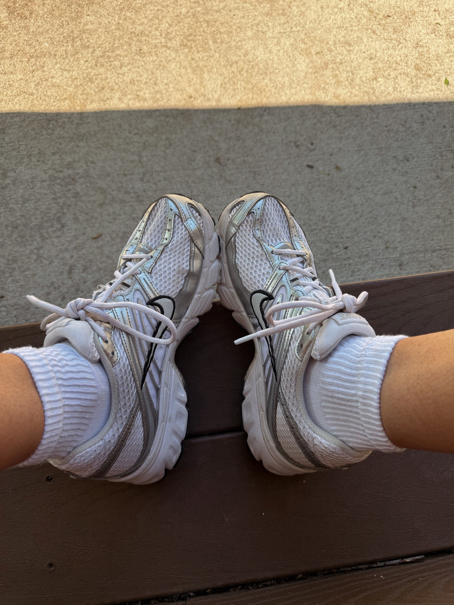 Face sneakers for walking and weight lifting!  Run true to size 
