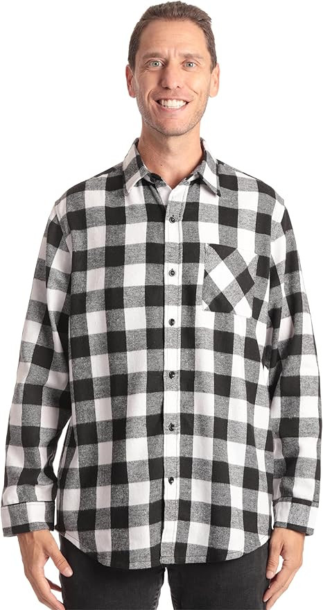 Buffalo Plaid - White Black | Amazon (US)